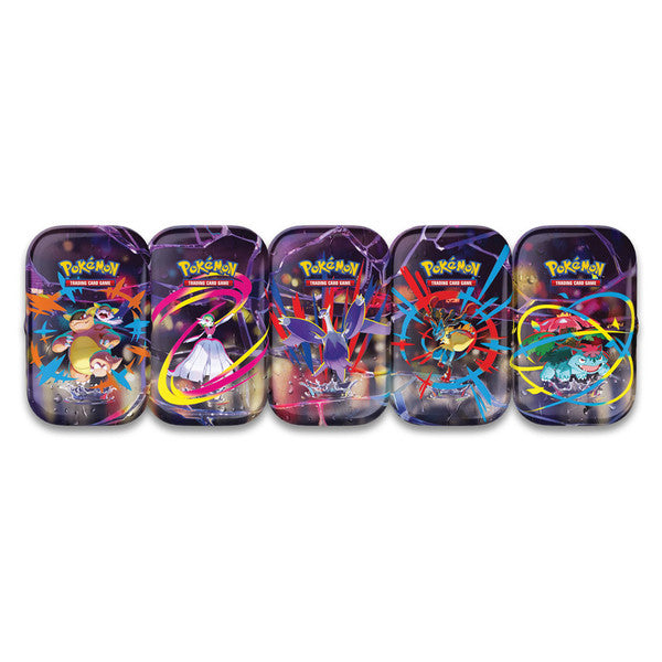 Pokemon TCG: Mega Evolution - Base Set Mini Tin Display - 10 Tins Card Game Pokemon