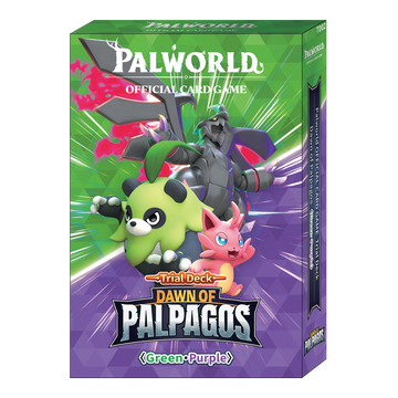 Palworld TCG: Dawn of Palpagos Green and Purple Trial Deck 02 Card Game Bushiroad