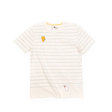 Milk Mocha Bear: Giordano x Milk Mocha Bear: Painting Stripes T-Shirts Milk Mocha Bear