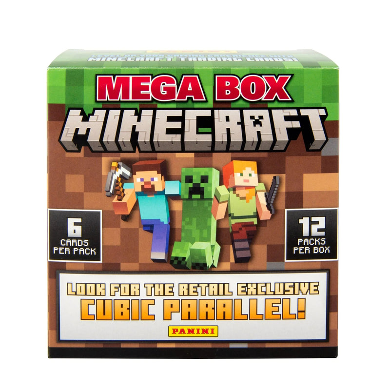 Panini Minecraft: 15th Anniversary Mega Box 2024 - 12 Packs Card Game Generic