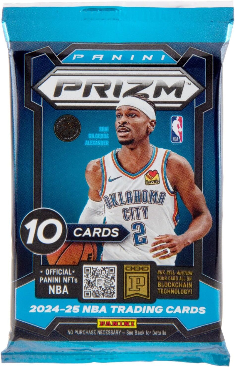 Panini 2024-25 NBA Prizm Basketball Trading Card Mega Box (5 packs) Sports Cards Panini