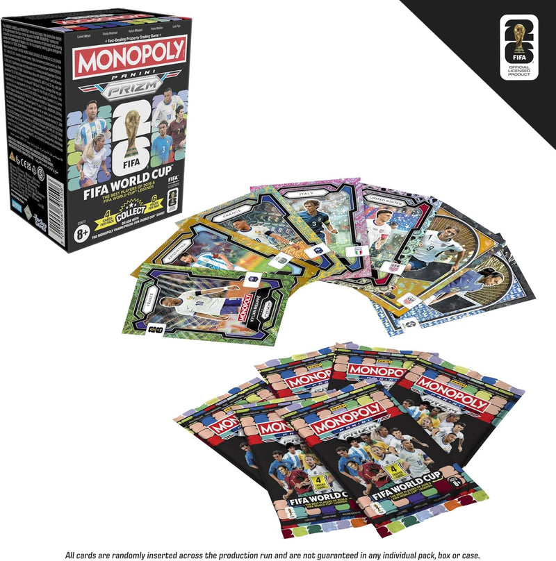 Monopoly Panini: Prizm FIFA World Cup Soccer Cards (2026) Sports Cards Panini