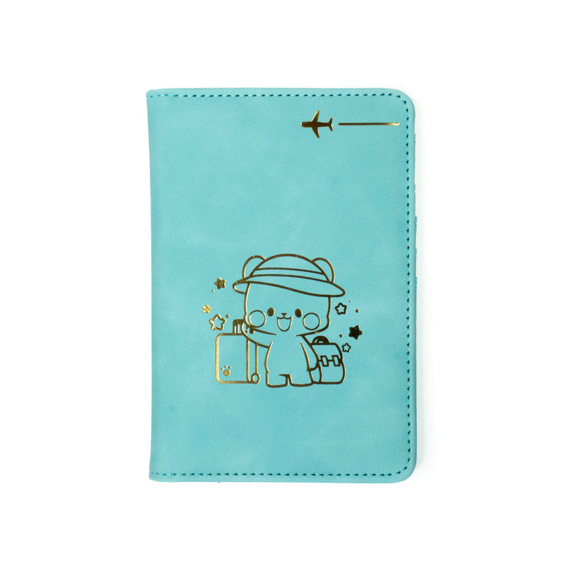 Travel Passport Wallet - Milk Travel Accessories Milk Mocha Bear