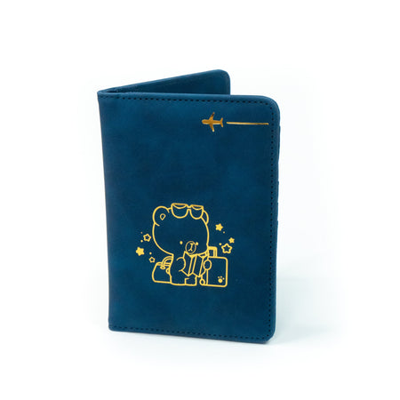 Travel Passport Wallet - Mocha Travel Accessories Milk Mocha Bear