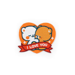 Milk Mocha Bear: I Love You Patches (Set of 5) Accessories Milk Mocha Bear