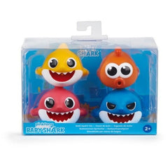 Pinkfong: Baby Shark Bath Squirt Toy 4-Pack Toys & Games WowWee