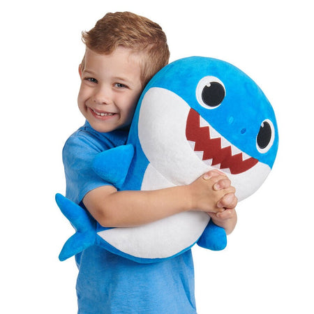 Pinkfong Baby Shark: Daddy Shark Plush Doll with Sound - 18" Toys & Games WowWee