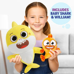 Pinkfong: Baby Shark Sing and Swing - Baby Shark & William Plush Toys & Games WowWee