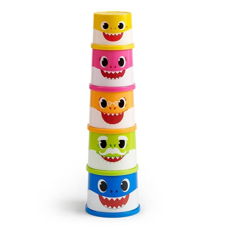 Pinkfong Baby Shark: Stack and Play Cups Toys & Games WowWee
