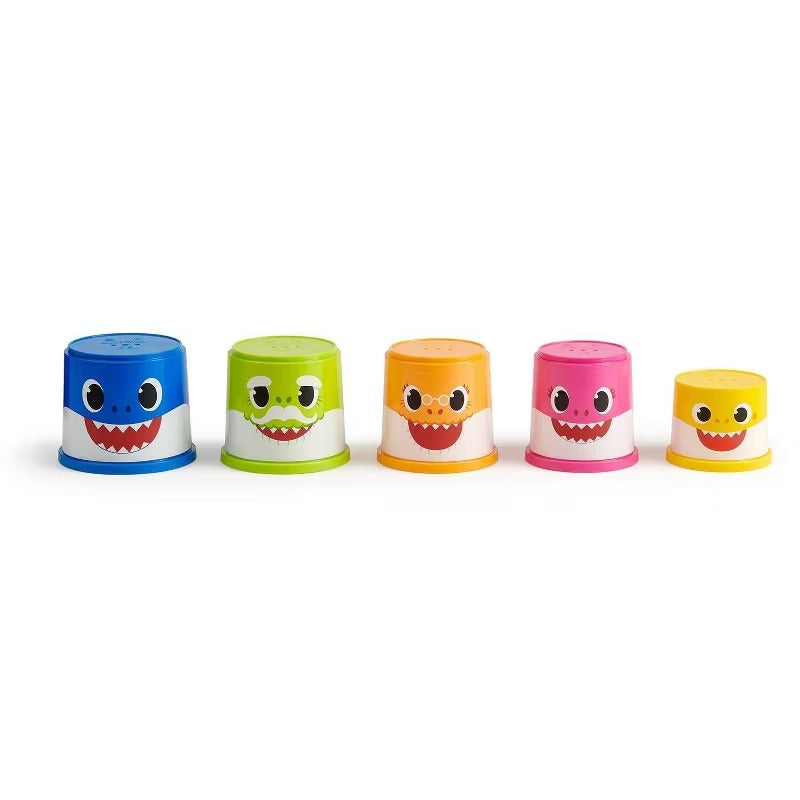 Pinkfong Baby Shark: Stack and Play Cups Toys & Games WowWee