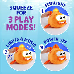 Pinkfong Baby Shark: William Fishlight Plush Toys & Games WowWee