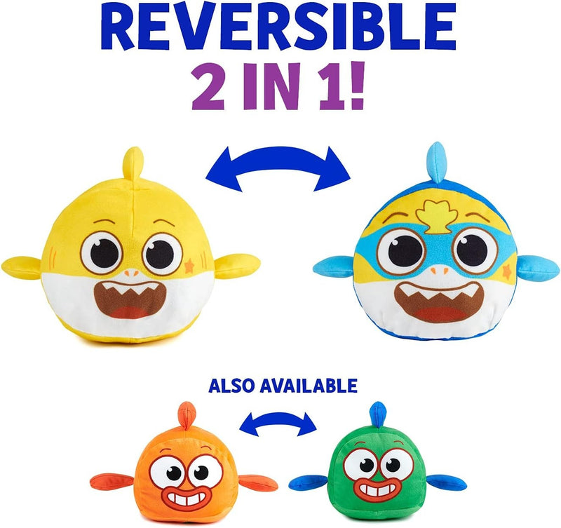 Baby Shark's Big Show!: Super Shark Reversible Plush Toys & Games Wow Wee