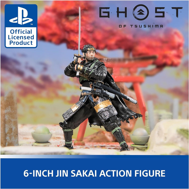 Playstation: Ghost of Tsushima - Jin Sakai 6" Figure Toys & Games Spin Master