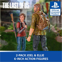 Playstation: The Last of Us - Joel and Ellie 2 6" Figure Toys & Games Spin Master