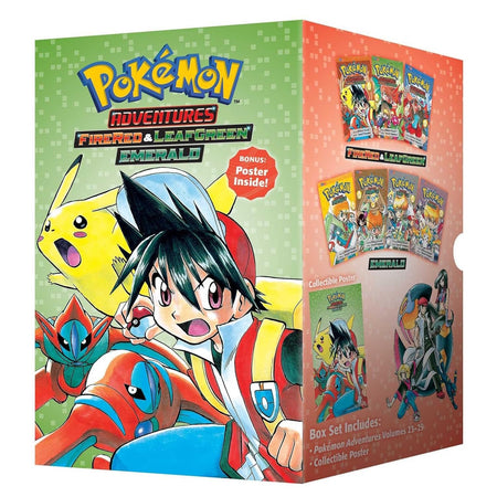 Pokemon Adventures: FireRed and LeafGreen and Emerald Box Set - Volume 23-29 Manga Viz Media