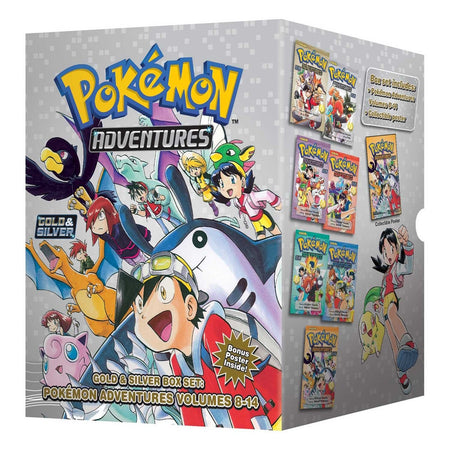 Pokemon Adventures: Gold and Silver Box Set - Volume 8-14 Manga Viz Media