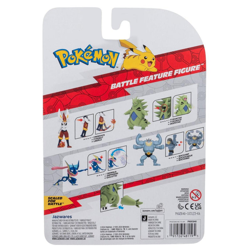 Pokemon: Battle Feature Figure - Tyranitar Toys & Games Jazwares