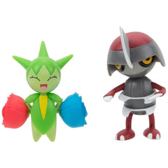 Pokemon: Battle Figure Pack - Roselia & Pawniard Toys & Games Jazwares