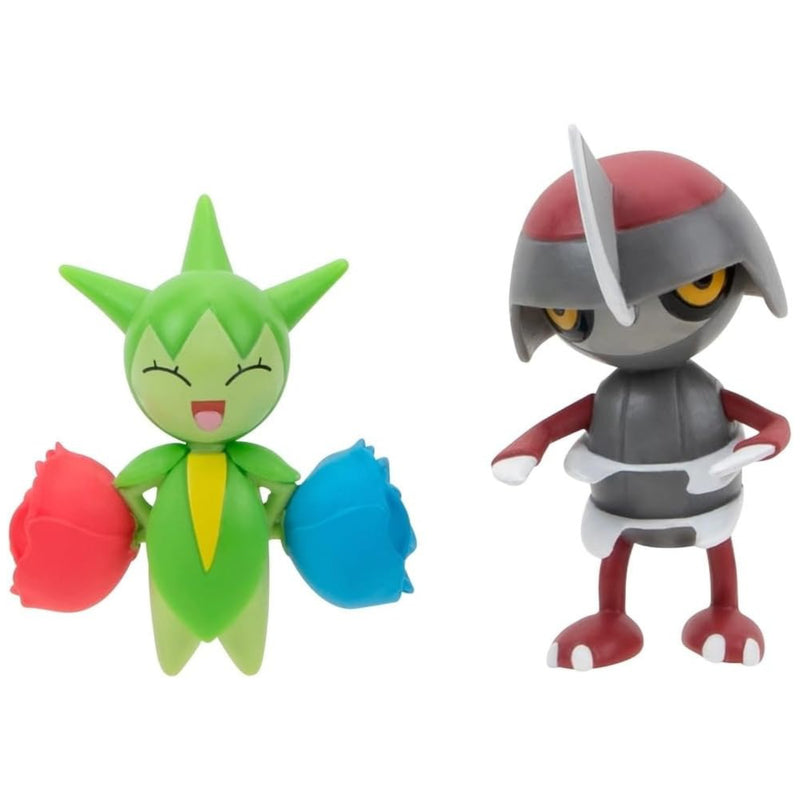 Pokemon: Battle Figure Pack - Roselia & Pawniard Toys & Games Jazwares