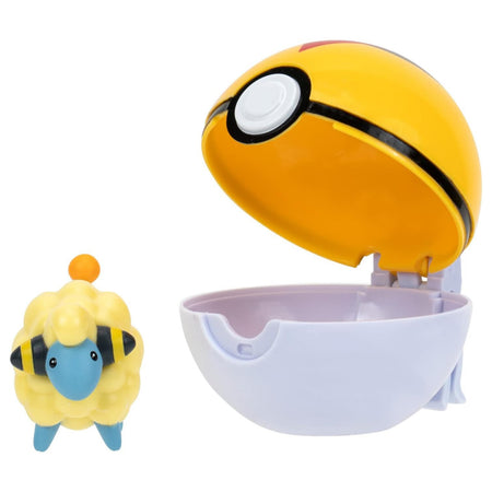 Pokemon: Clip 'N' Go - Mareep and Level Ball Toys & Games Jazwares