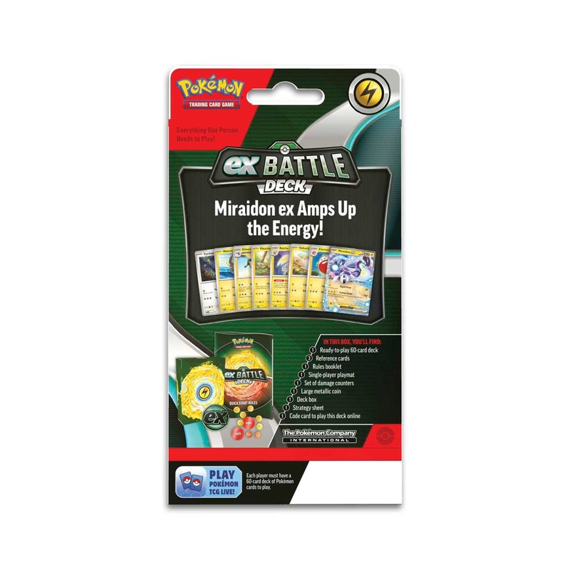Pokemon: EX Battle Deck - Miraidon EX Card Game Pokemon