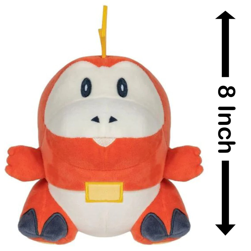 Pokemon: Wicked Cool Toys - Fuecoco 8-Inch Plush Toys & Games Jazwares