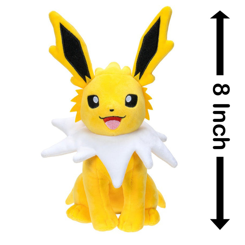 Pokemon: Wicked Cool Toys - Jolteon 8-Inch Plush Toys & Games Jazwares