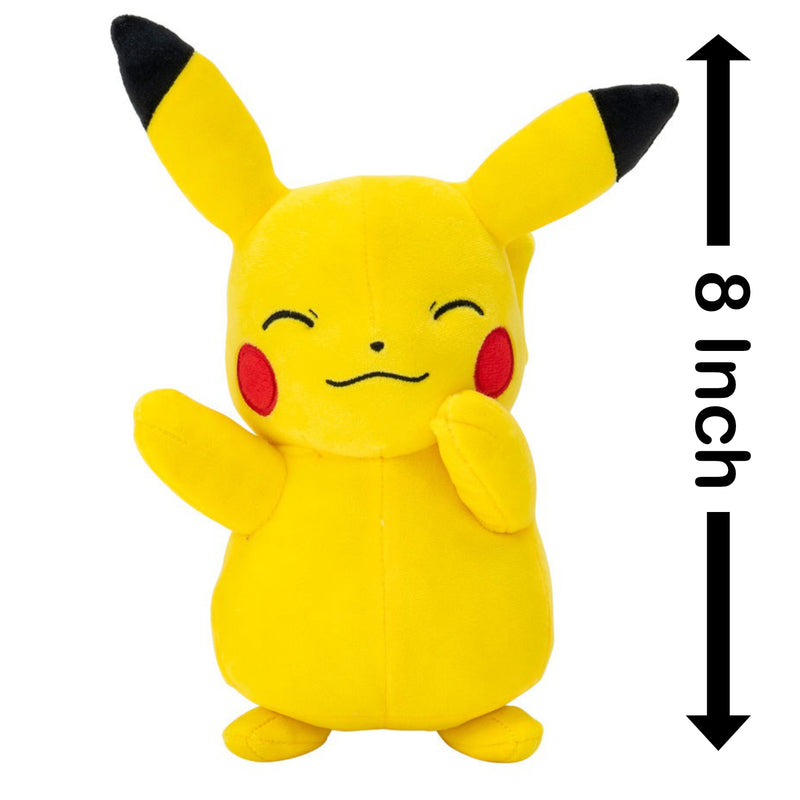 Pokemon: Wicked Cool Toys - Pikachu 8-Inch Plush Toys & Games Jazwares