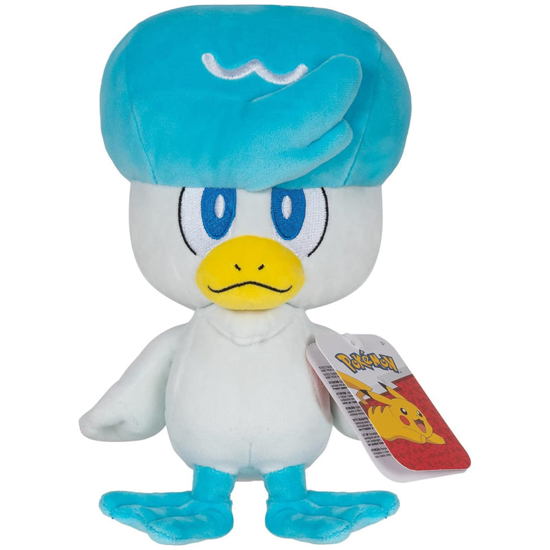 Pokemon: Wicked Cool Toys - Quaxly 8-Inch Plush Toys & Games Jazwares