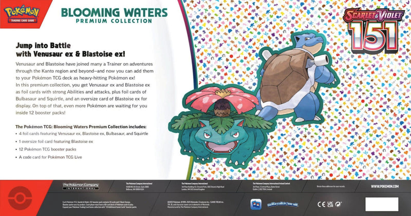 Pokemon TCG: Scarlet & Violet - 151 Blooming Waters Premium Collection Card Game Pokemon