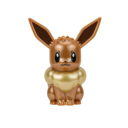 Pokemon Select: Metallic Battle Figure - Eevee Toys & Games Jazwares