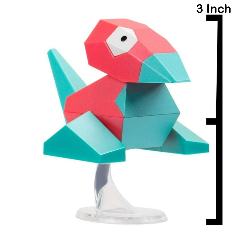 Pokemon Select: Metallic Battle Figure - Porygon Toys & Games Jazwares