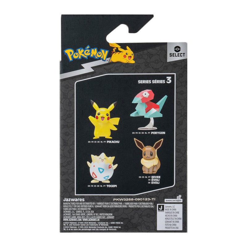Pokemon Select: Metallic Battle Figure - Porygon Toys & Games Jazwares