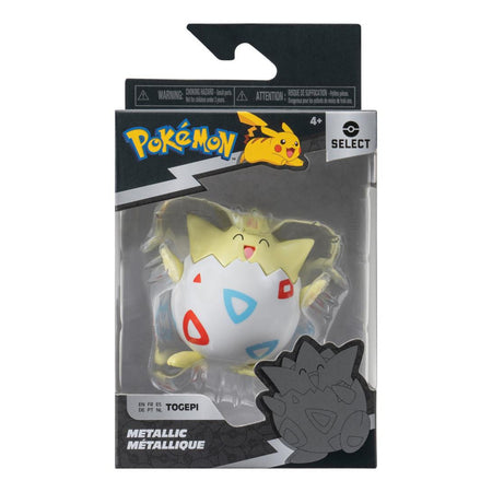 Pokemon Select: Metallic Battle Figure - Togepi Toys & Games Jazwares