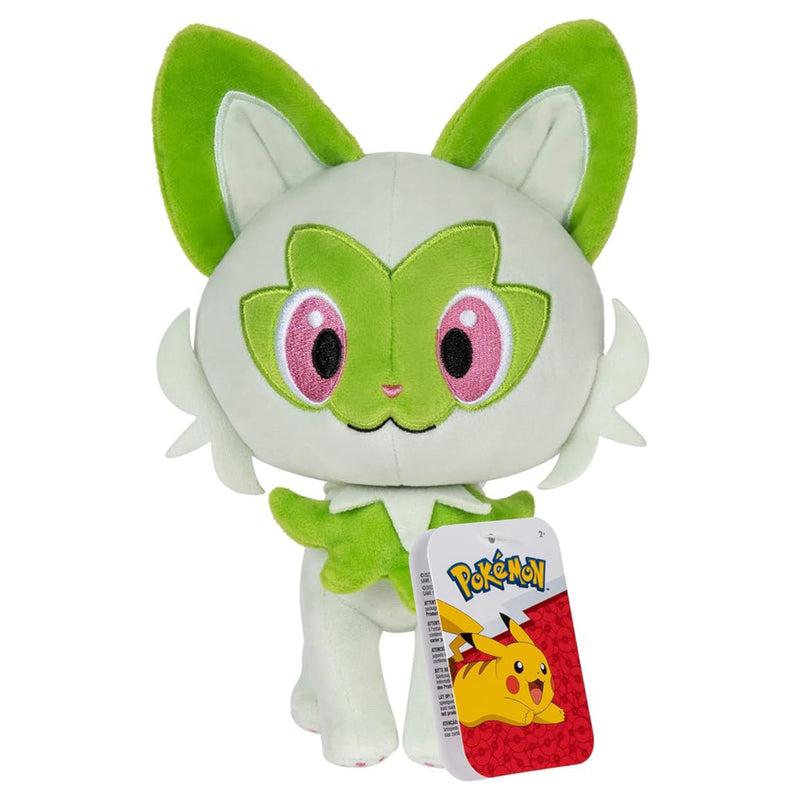 Pokemon: Wicked Cool Toys - Sprigatito 8-Inch Plush Toys & Games Jazwares