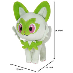 Pokemon: Wicked Cool Toys - Sprigatito 8-Inch Plush Toys & Games Jazwares