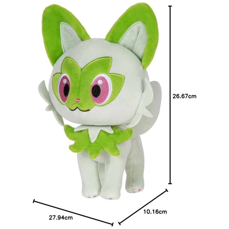 Pokemon: Wicked Cool Toys - Sprigatito 8-Inch Plush Toys & Games Jazwares