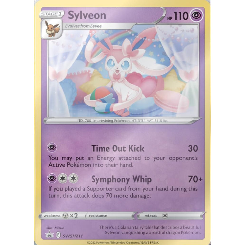 Pokemon TCG: Sword & Shield Astral Radiance - 3 Booster Blister - Sylveon Card Game Pokemon