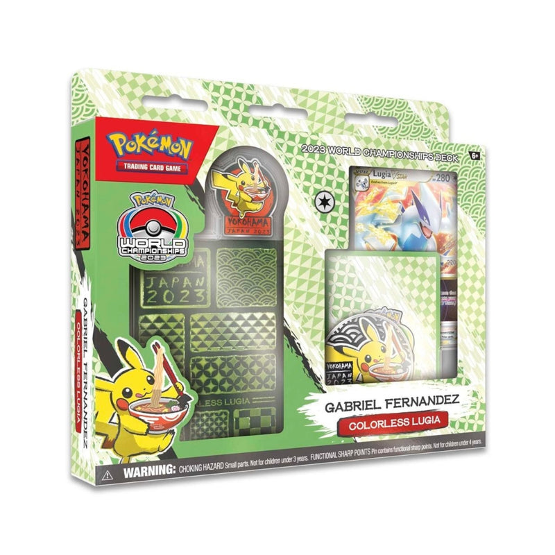 Pokemon TCG: 2023 World Championships Deck Gabriel Fernandez Colorless Lugia Card Game Pokemon