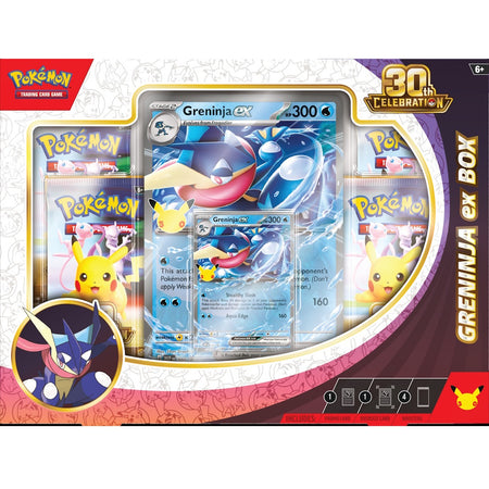 Pokemon TCG: 30th Celebration Greninja ex Box Card Game Pokemon