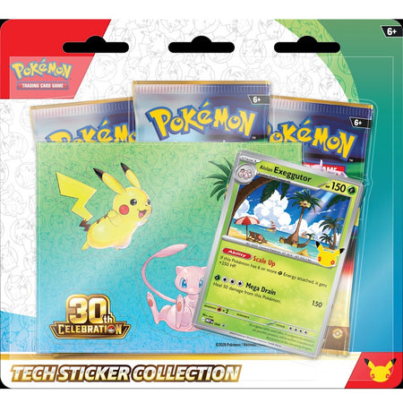 Pokemon TCG: 30th Celebration Tech Sticker Collection (Alolan Exeggutor) Card Game Pokemon