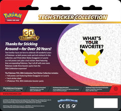 Pokemon TCG: 30th Celebration Tech Sticker Collection (Lucario)