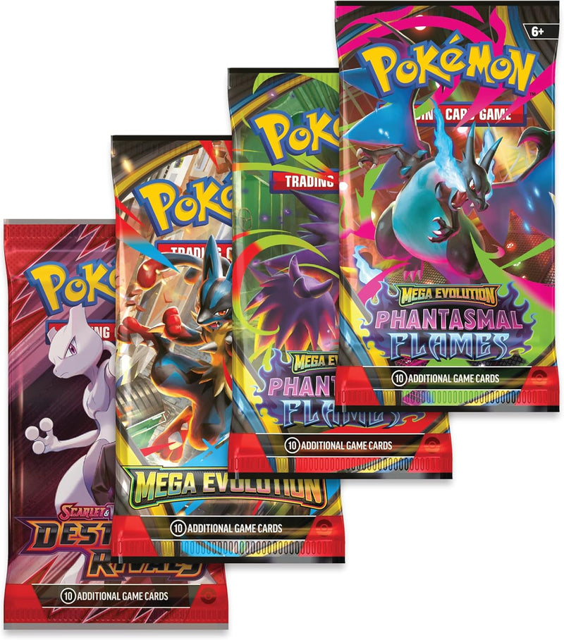Pokemon TCG: Mega Evolution - Ascended Heroes Tin - Charizard X ex Card Game Pokemon