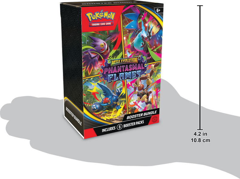 Pokemon TCG: Mega Evolution - Phantasmal Flames Booster Bundle Card Game Pokemon