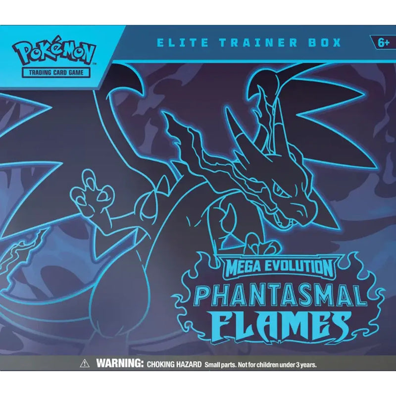 Pokemon TCG: Mega Evolution - Phantasmal Flames Elite Trainer Box - Mega Charizard X ex Card Game Pokemon