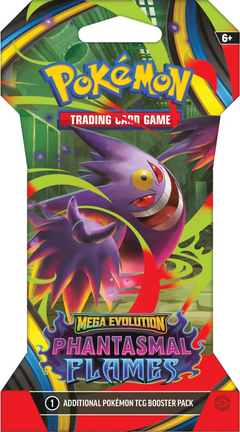 Pokemon TCG: Mega Evolution - Phantasmal Flames Sleeved Booster Pack Card Game Pokemon