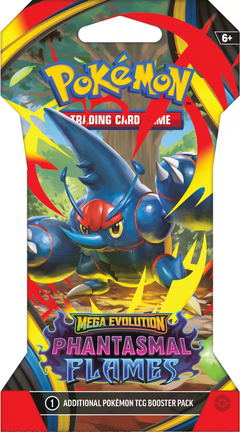 Pokemon TCG: Mega Evolution - Phantasmal Flames Sleeved Booster Pack Card Game Pokemon