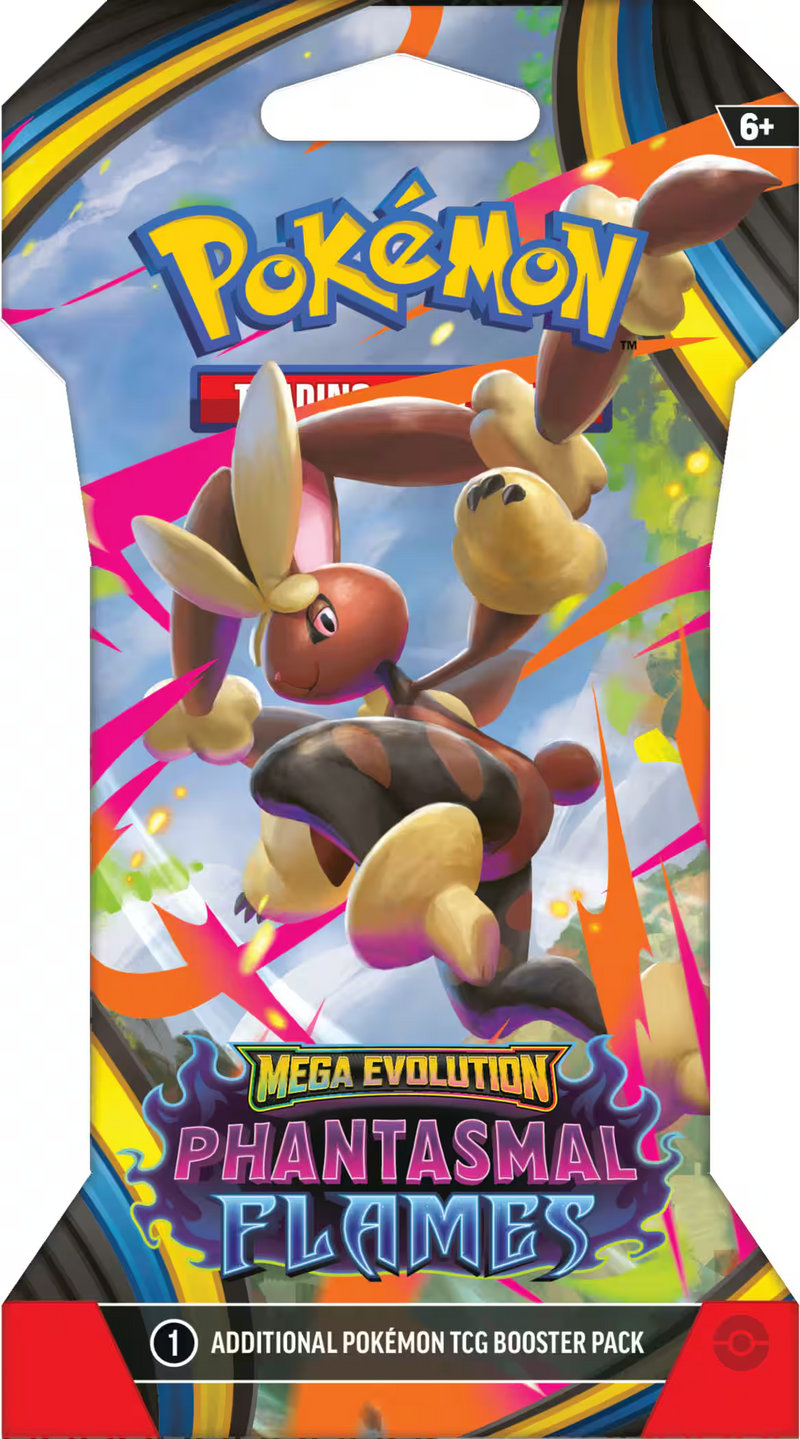 Pokemon TCG: Mega Evolution - Phantasmal Flames Sleeved Booster Pack Card Game Pokemon