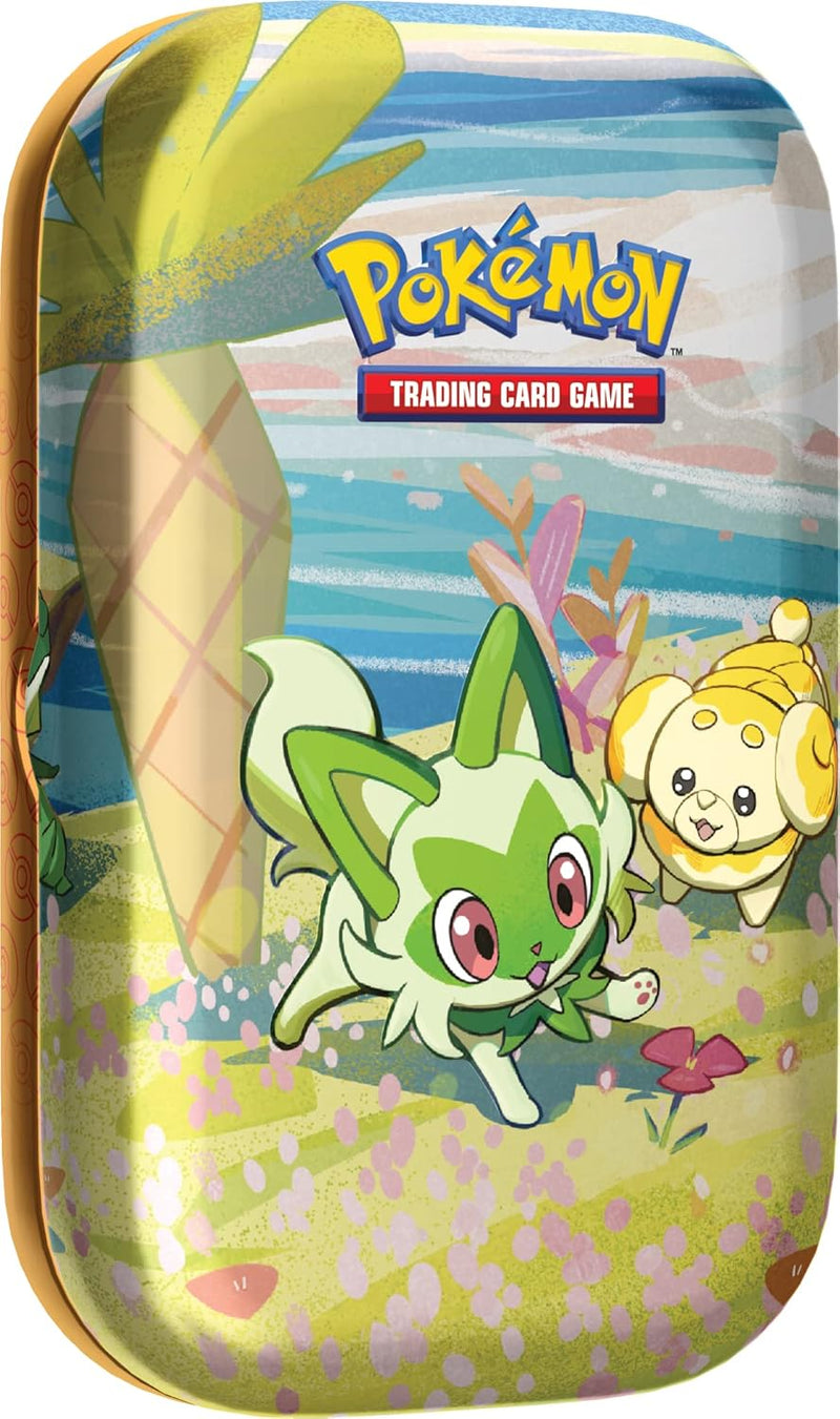 Pokemon TCG: Paldea Friends Mini Tin - Sprigatito Card Game Pokemon