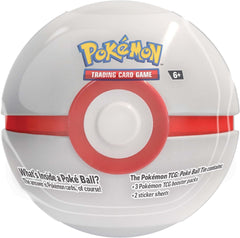 Pokemon TCG: Poke Ball Tin 2025 Q4 Winter B25 E25 H24 - 1 Random Ball & 3 Booster Packs Card Game Pokemon